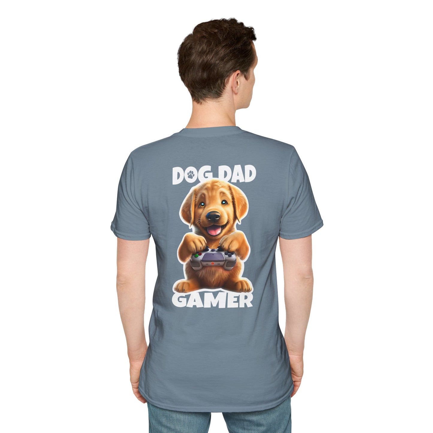 Golden Retriever Has Dad