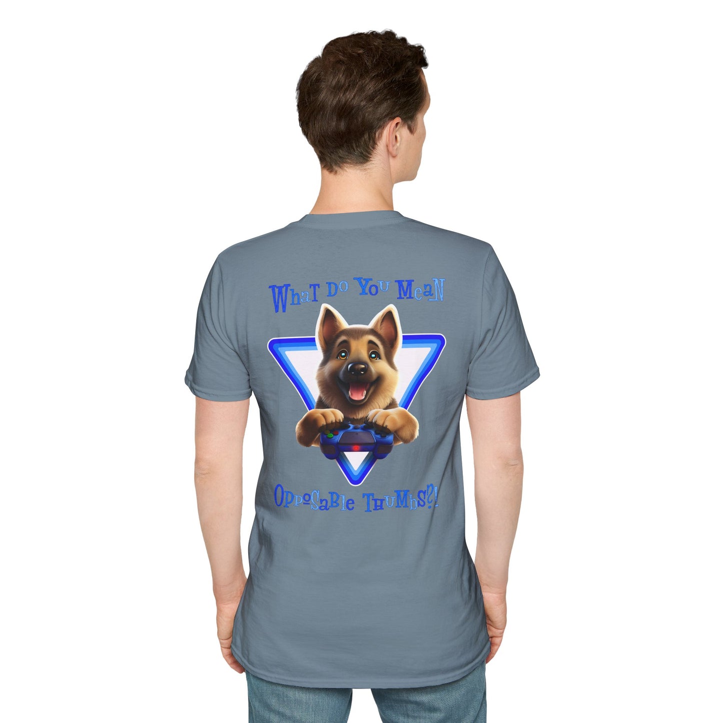 German Shepherd What? (Blue)