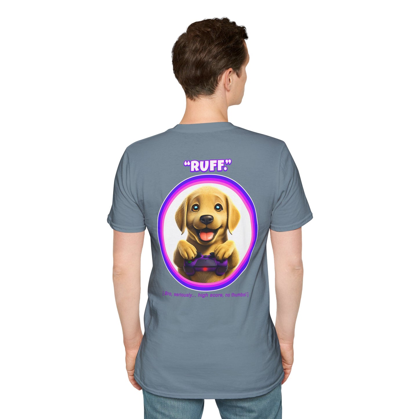 Yellow Lab Ruff (Purple)