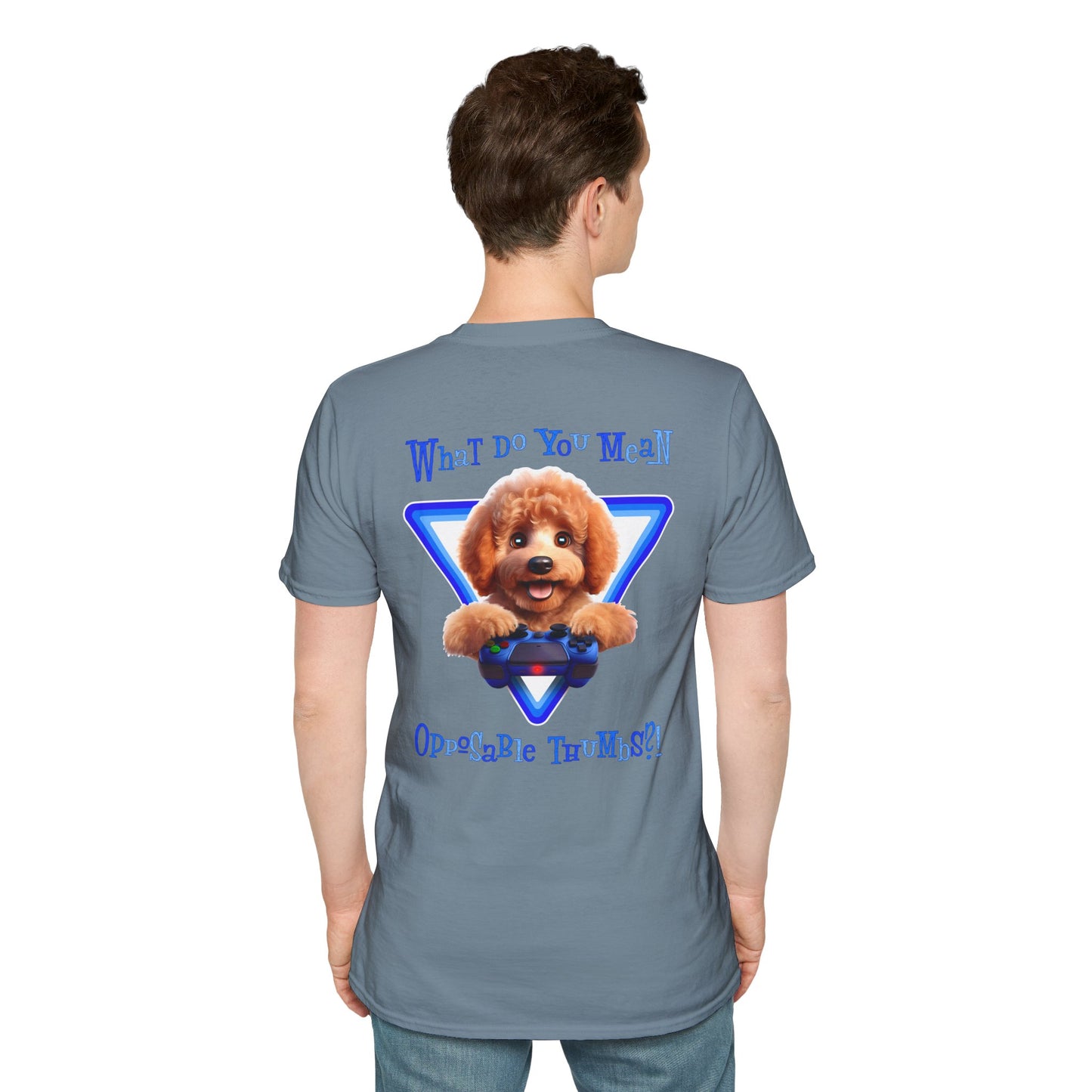 Red Poodle What? (Blue)