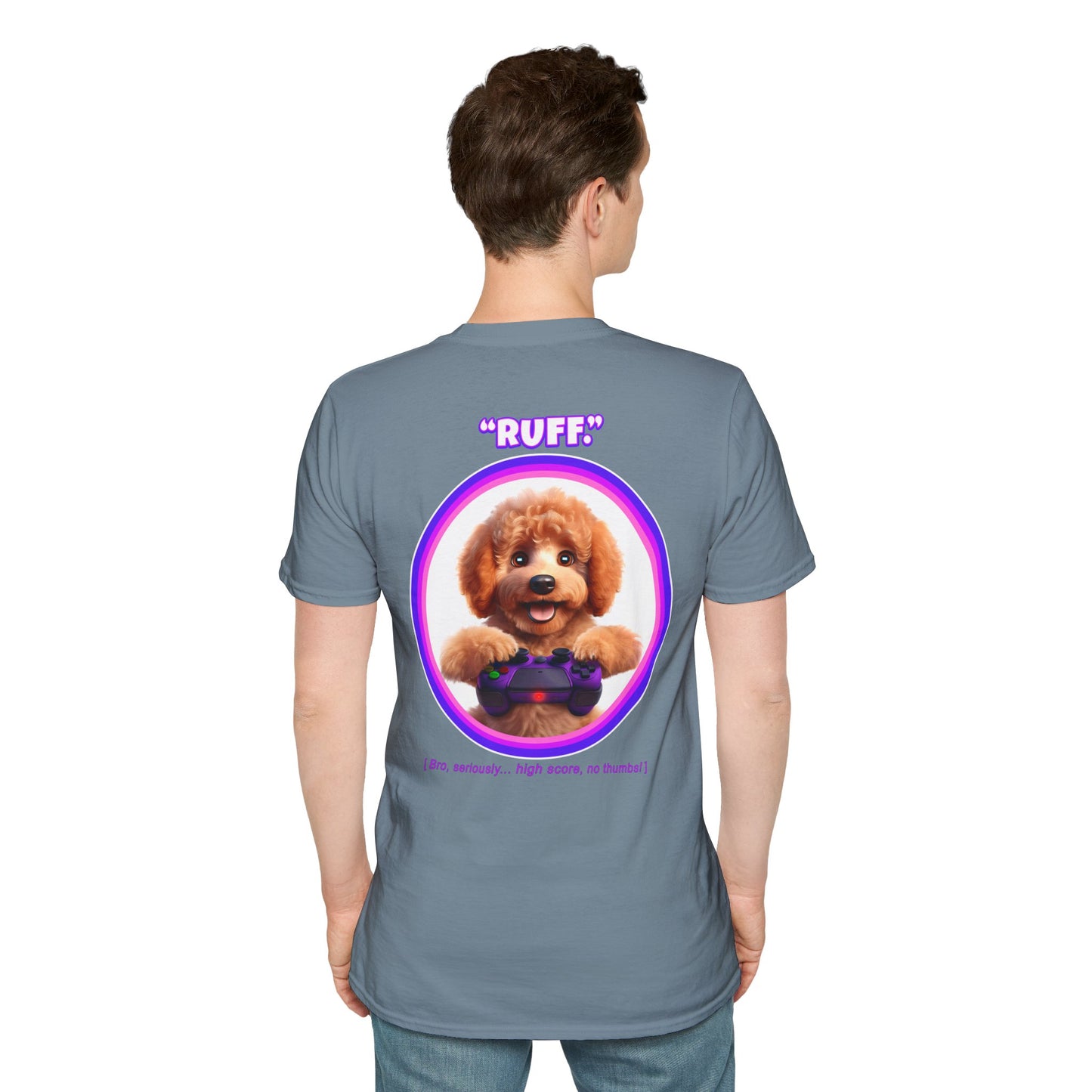Red Poodle Ruff (Purple)