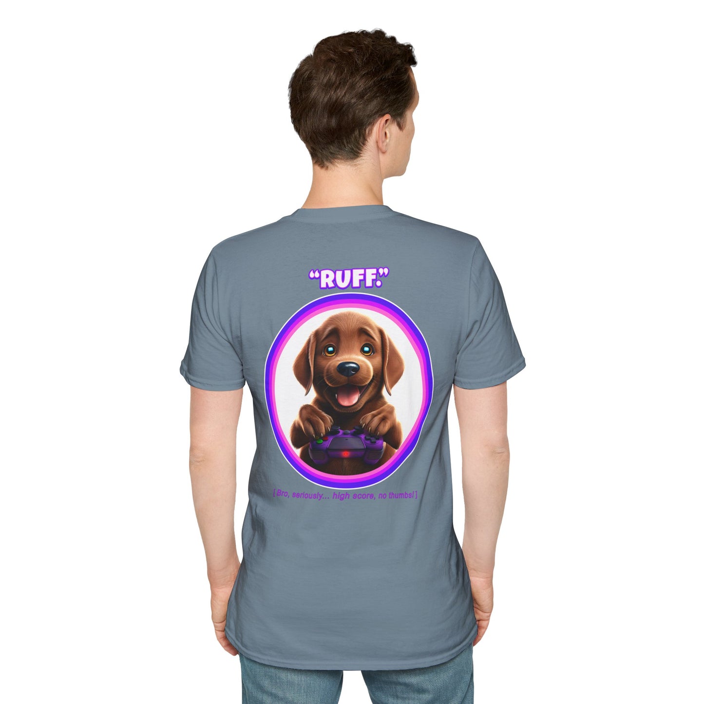 Chocolate Lab Ruff (Purple)
