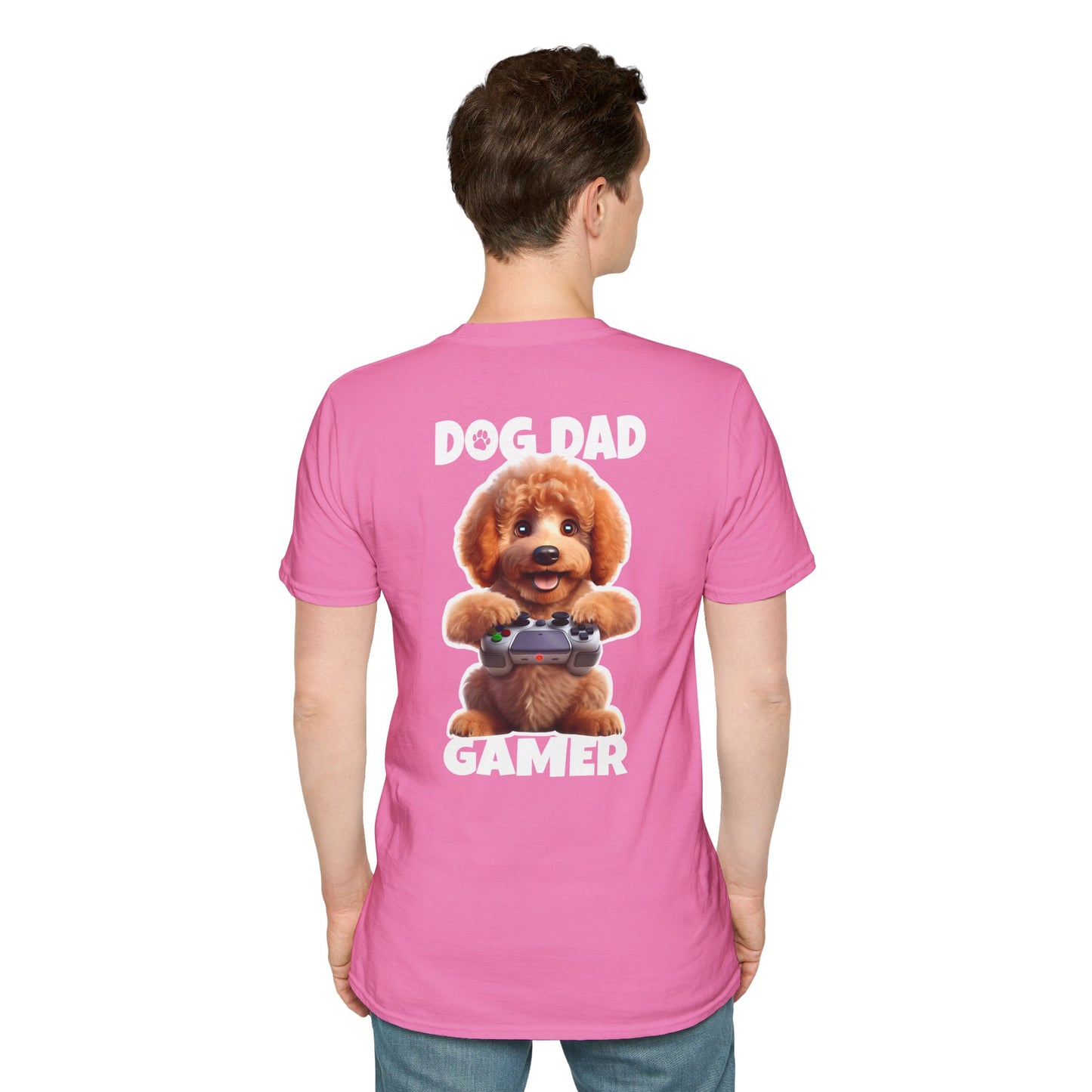 Red Poodle Has Dad