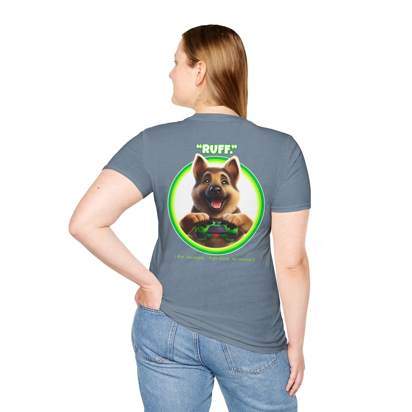 German Shepherd Ruff (Green)