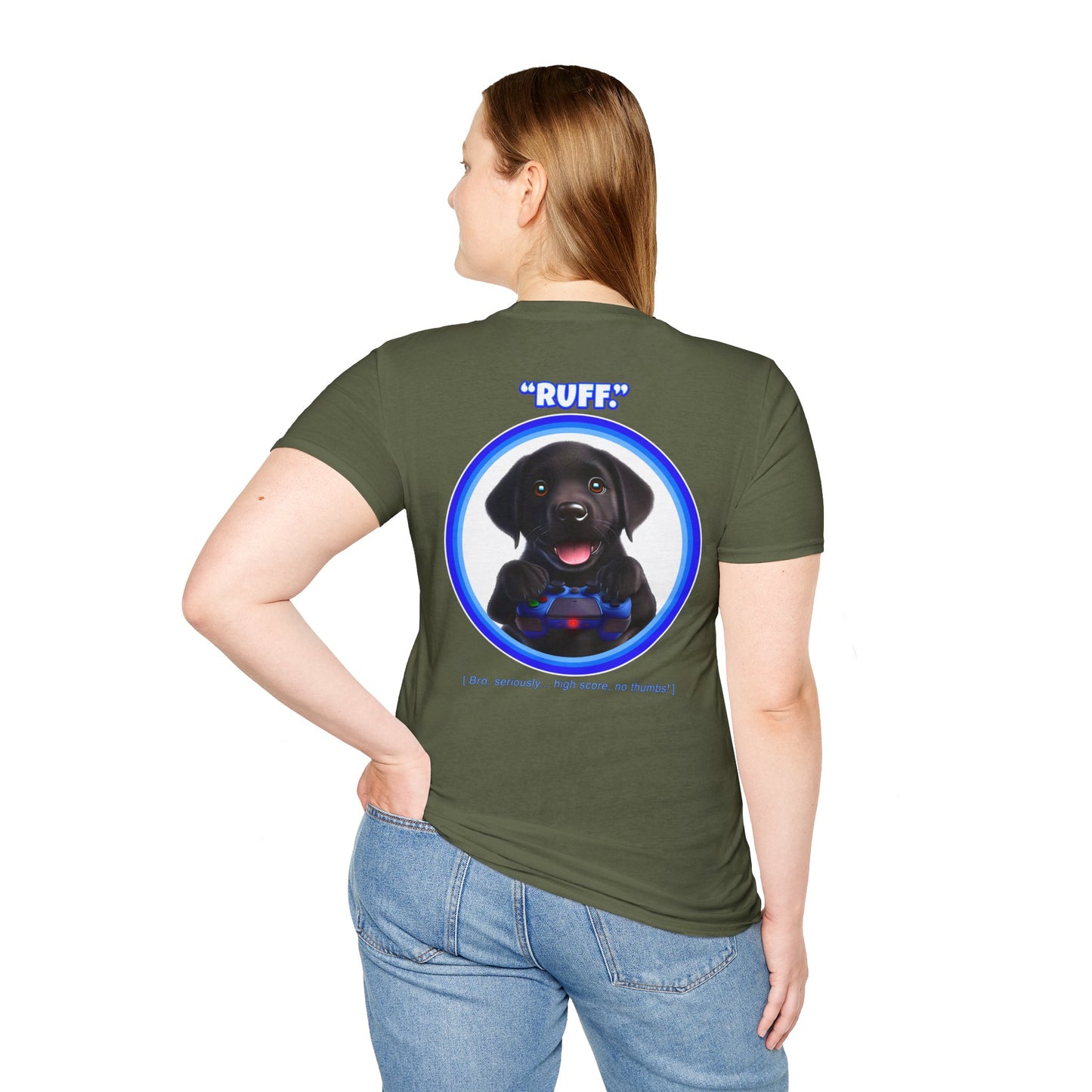 Black Lab Ruff (Blue)