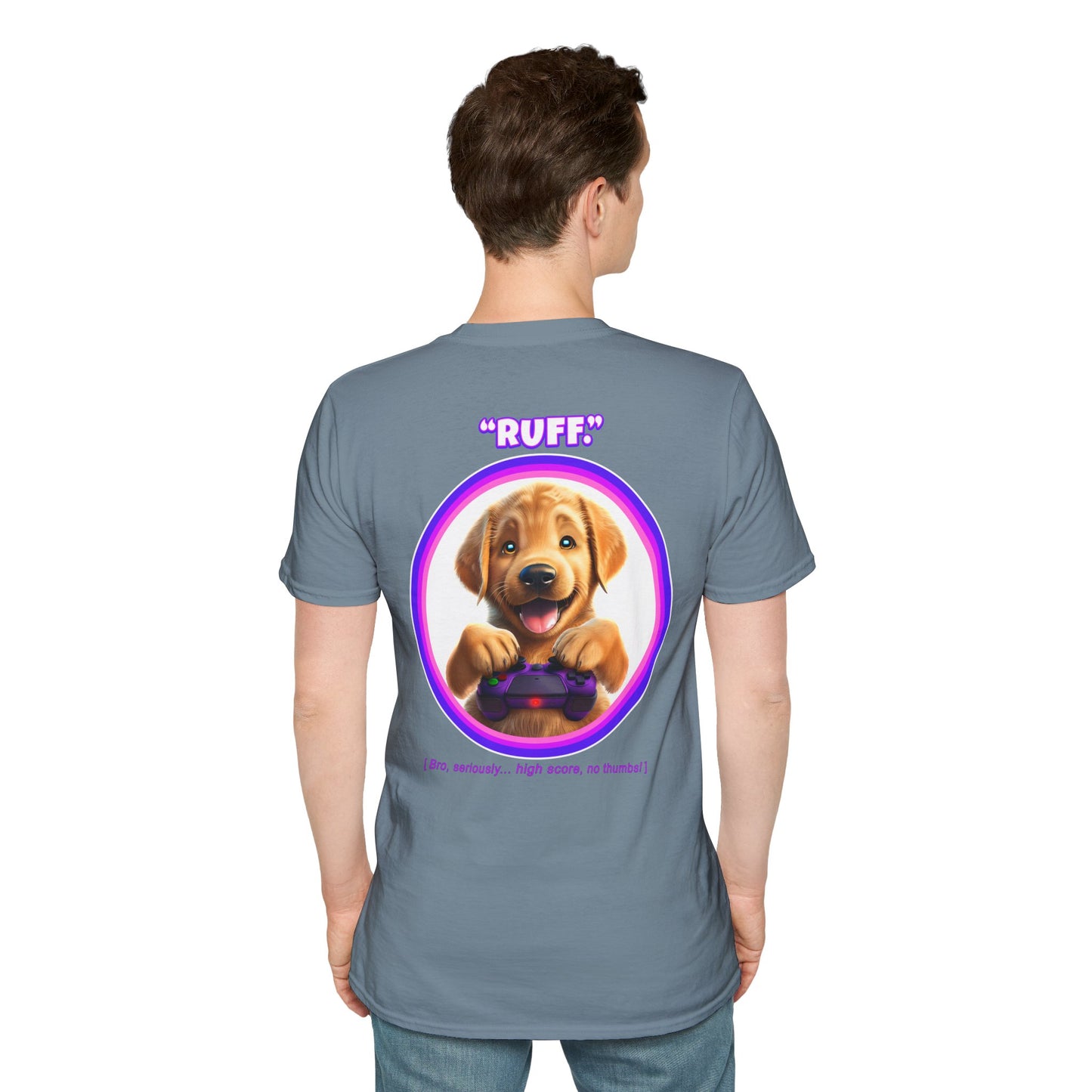 Golden Retriever Ruff (Purple)