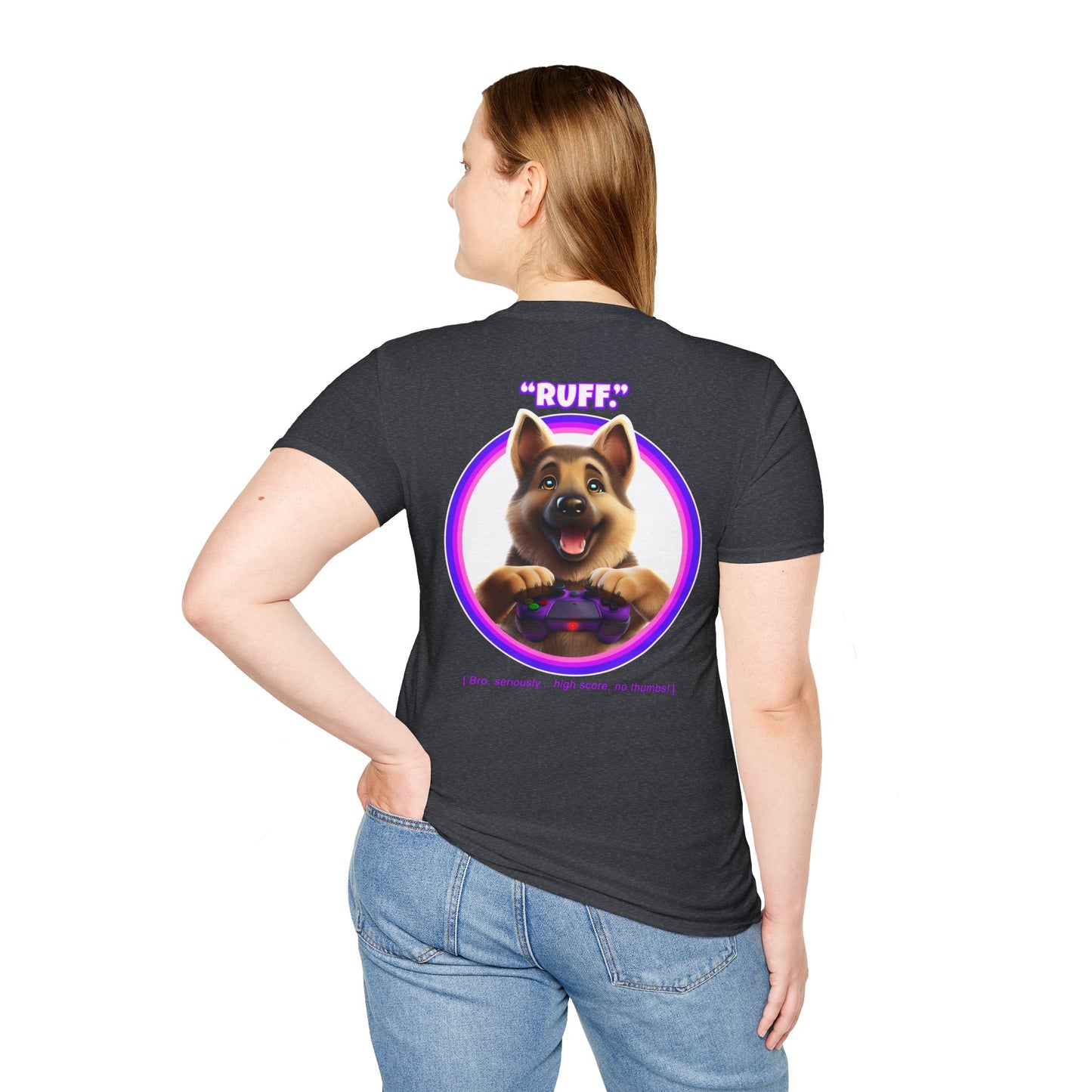 German Shepherd Ruff (Purple)