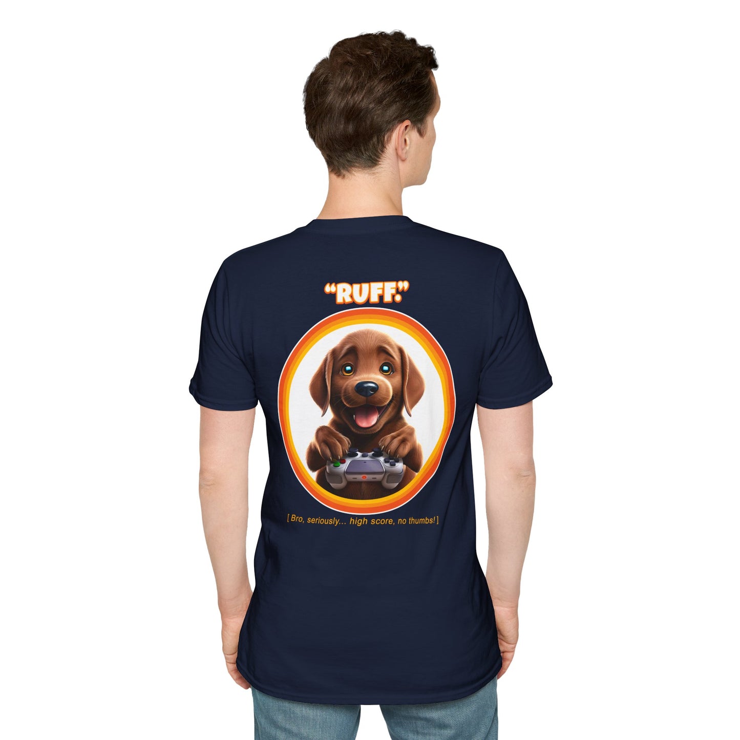 Chocolate Lab Ruff (Orange)