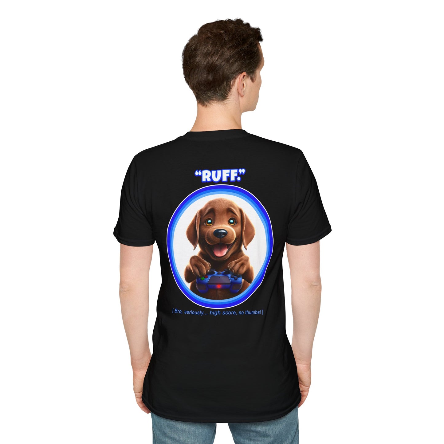 Chocolate Lab Ruff (Blue)