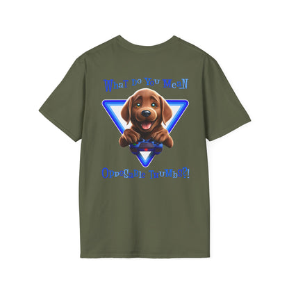 Chocolate Lab What? (Blue)