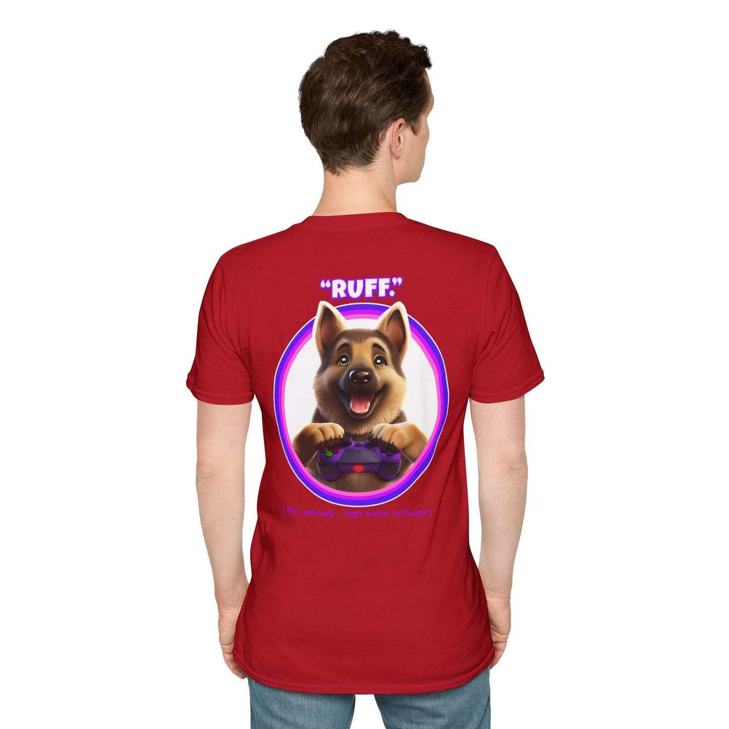 German Shepherd Ruff (Purple)