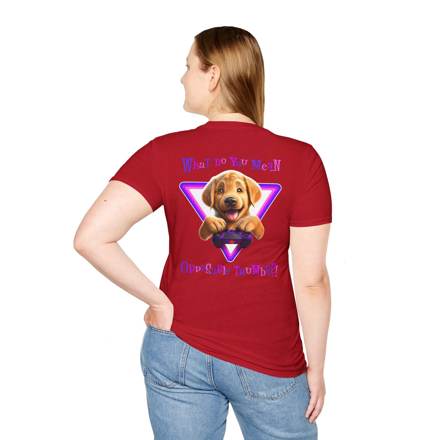 Golden Retriever What? (Purple)