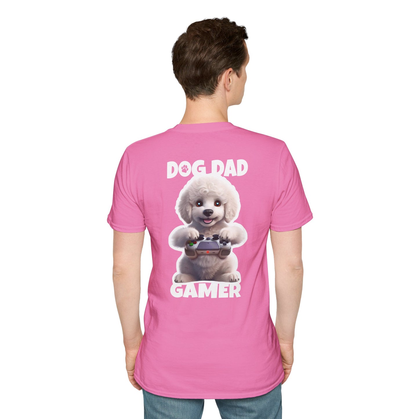 White Poodle Has Dad