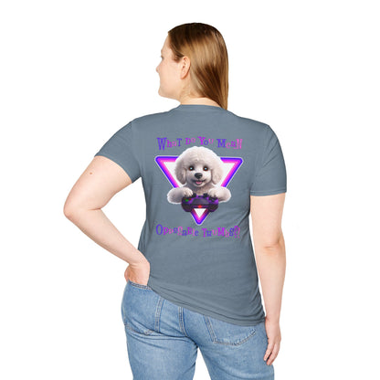 White Poodle What? (Purple)