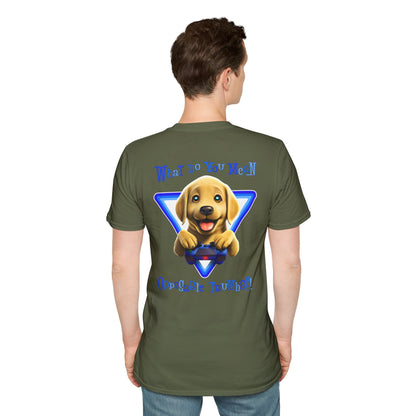 Yellow Lab What? (Blue)