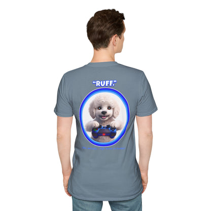 White Poodle Ruff (Blue)