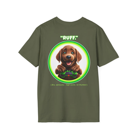 Chocolate Lab Ruff (Green)