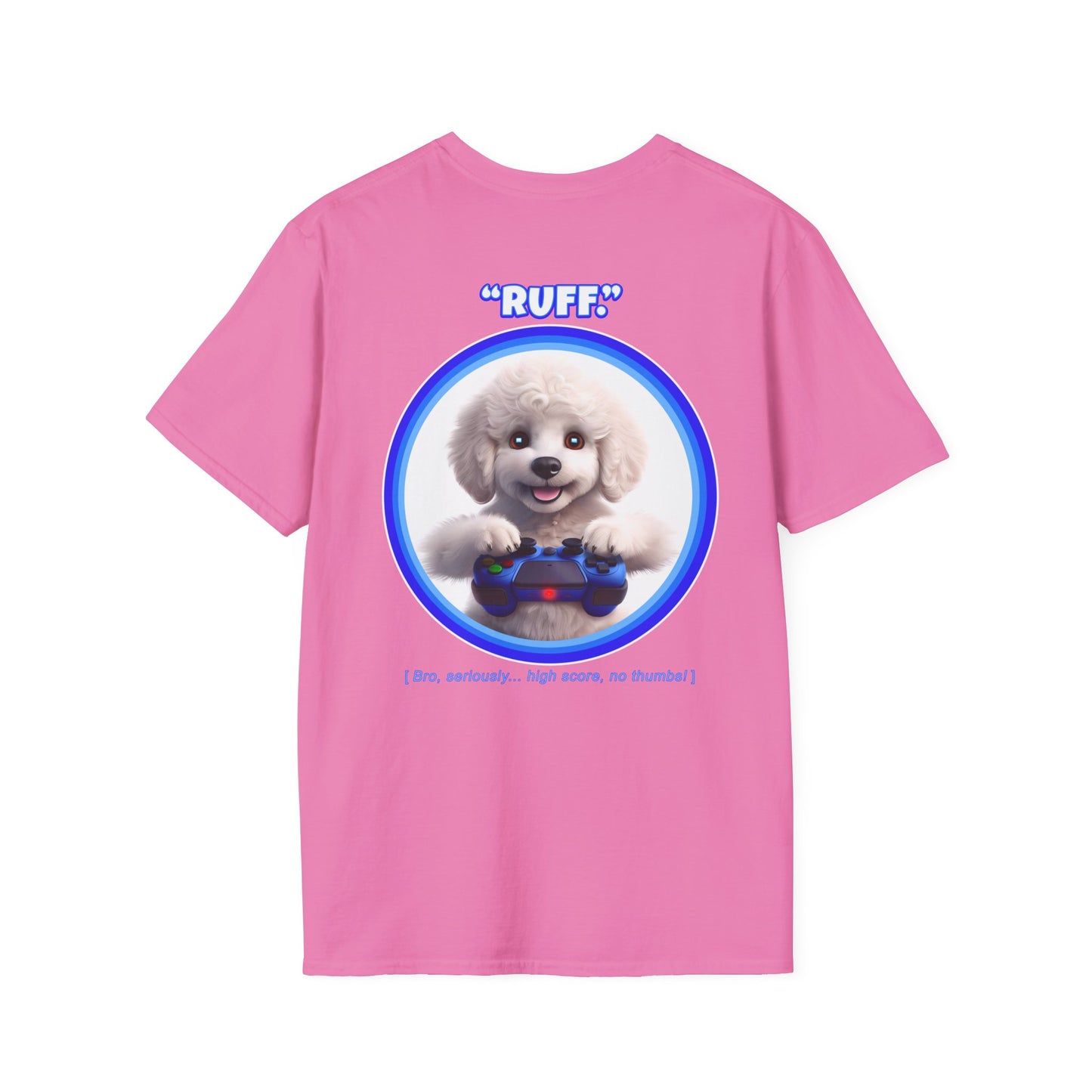 White Poodle Ruff (Blue)