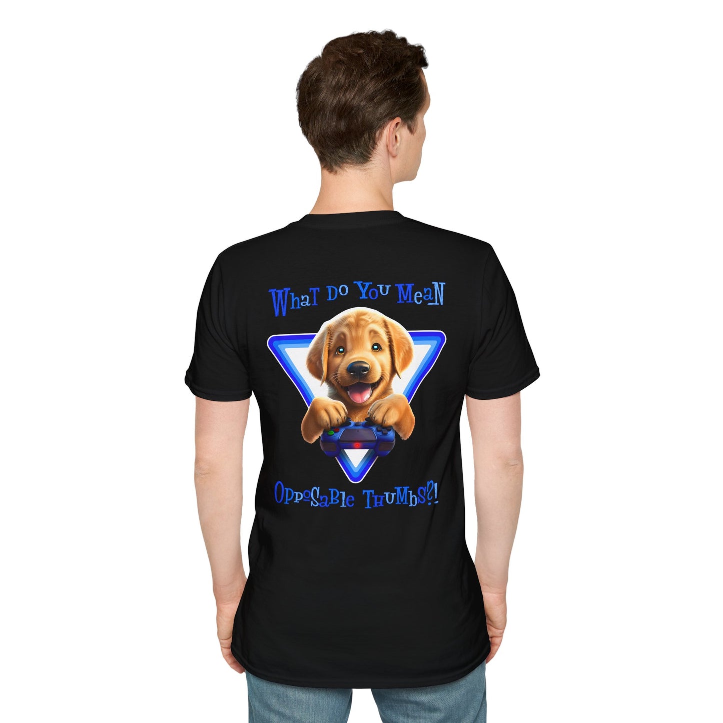 Golden Retriever What? (Blue)