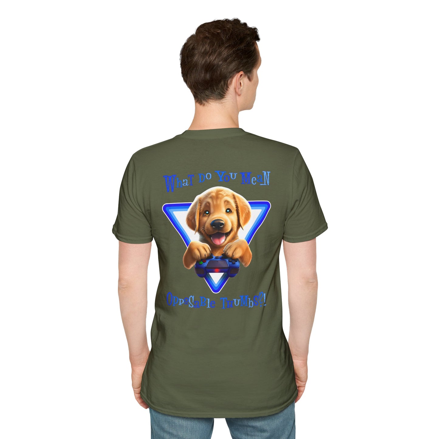 Golden Retriever What? (Blue)