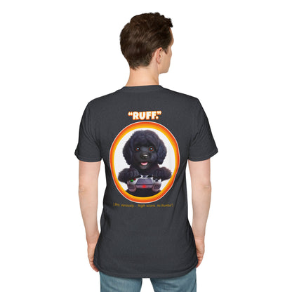 Black Poodle Ruff (Orange)