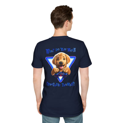 Golden Retriever What? (Blue)