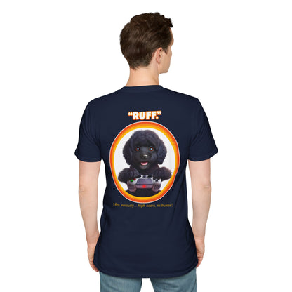 Black Poodle Ruff (Orange)