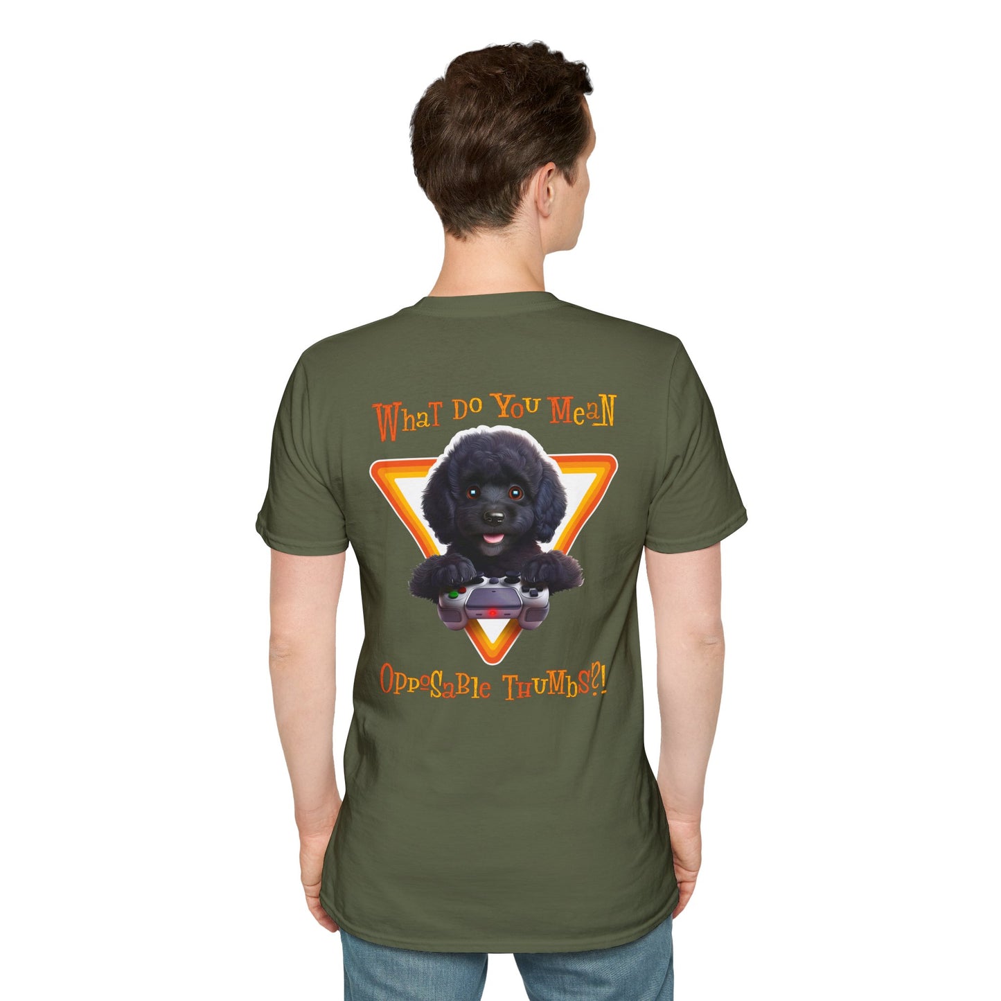 Black Poodle What? (Orange)