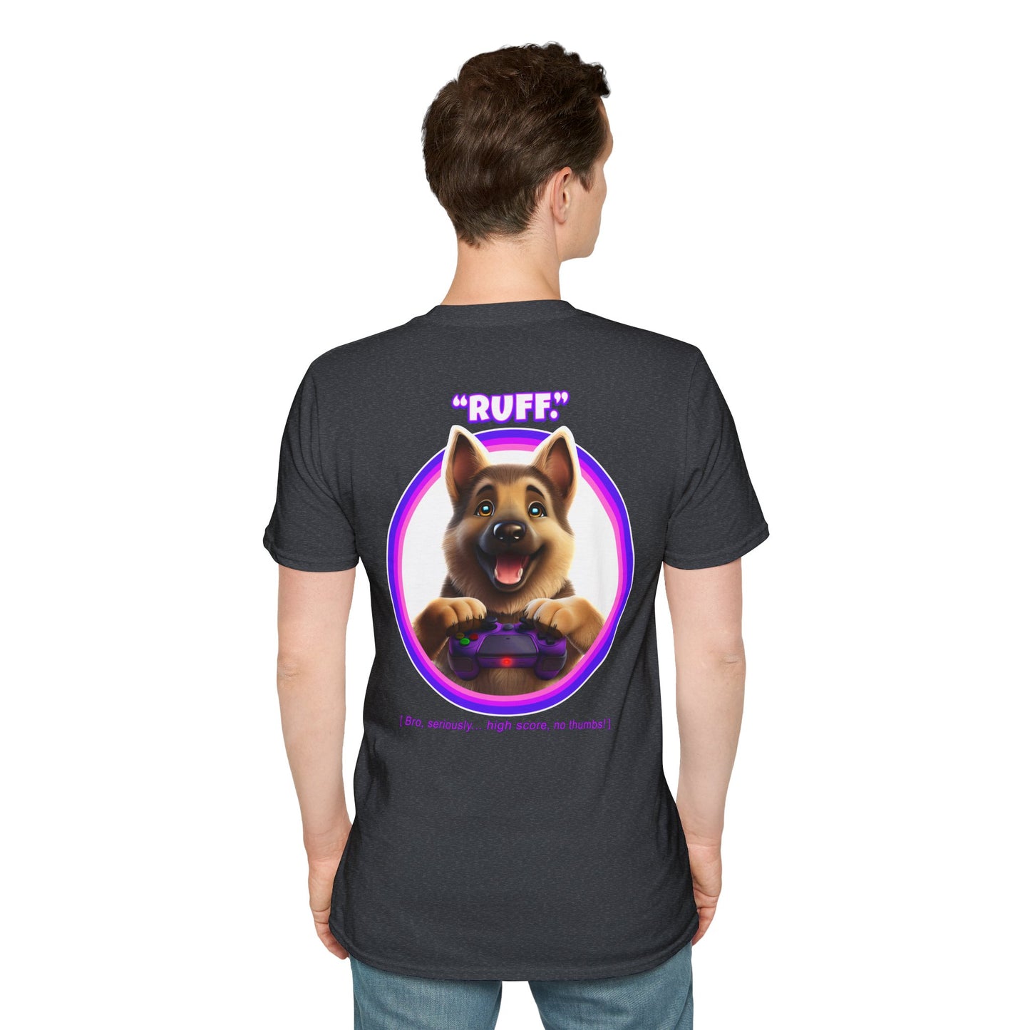 German Shepherd Ruff (Purple)