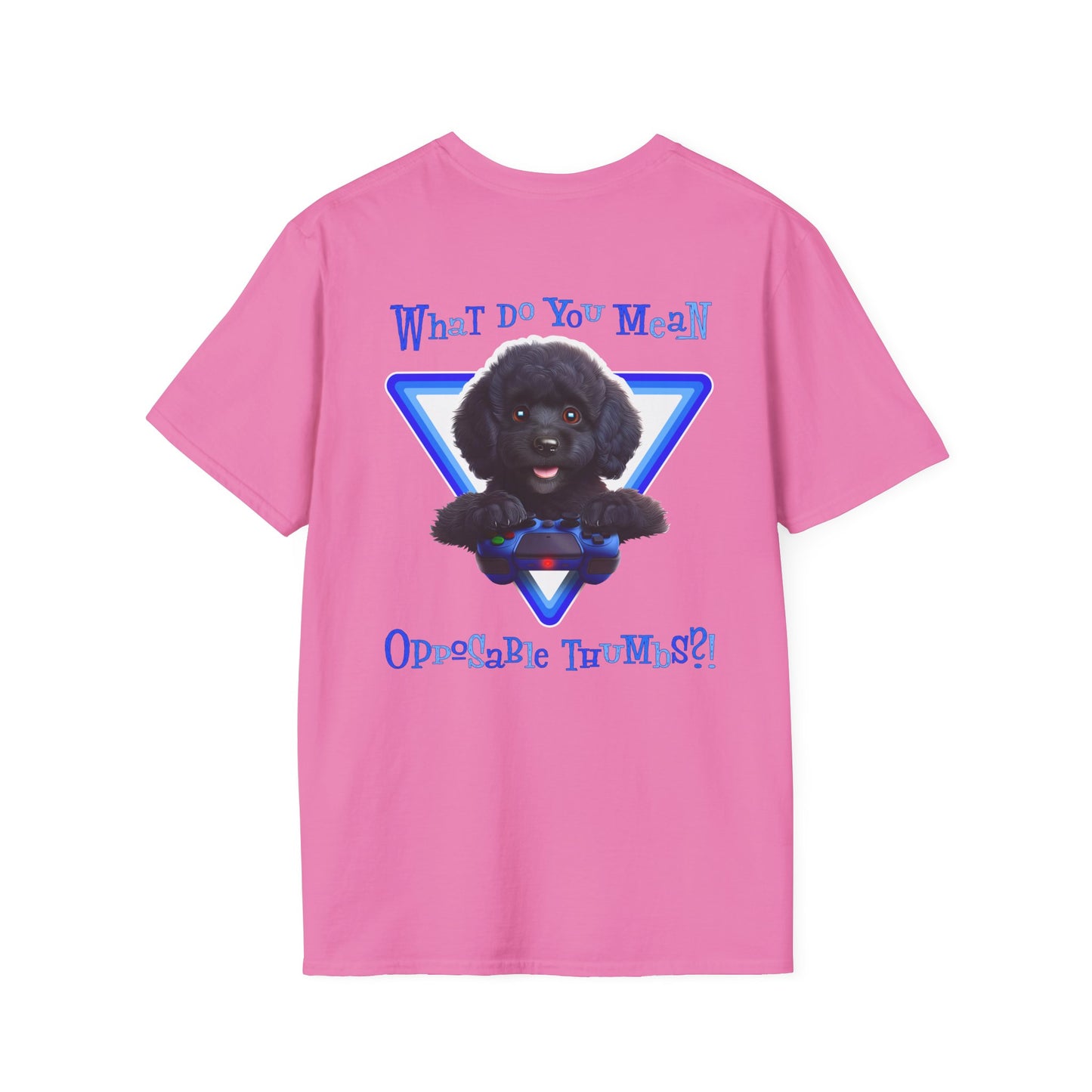 Black Poodle What? (Blue)