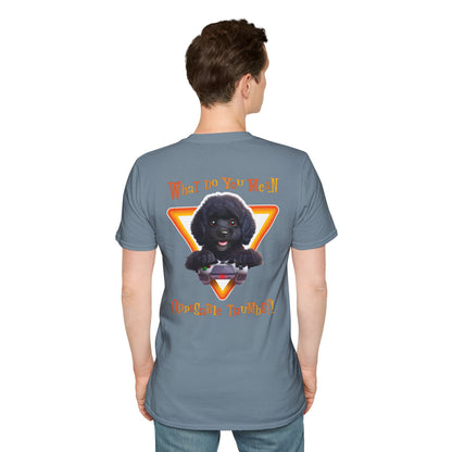 Black Poodle What? (Orange)