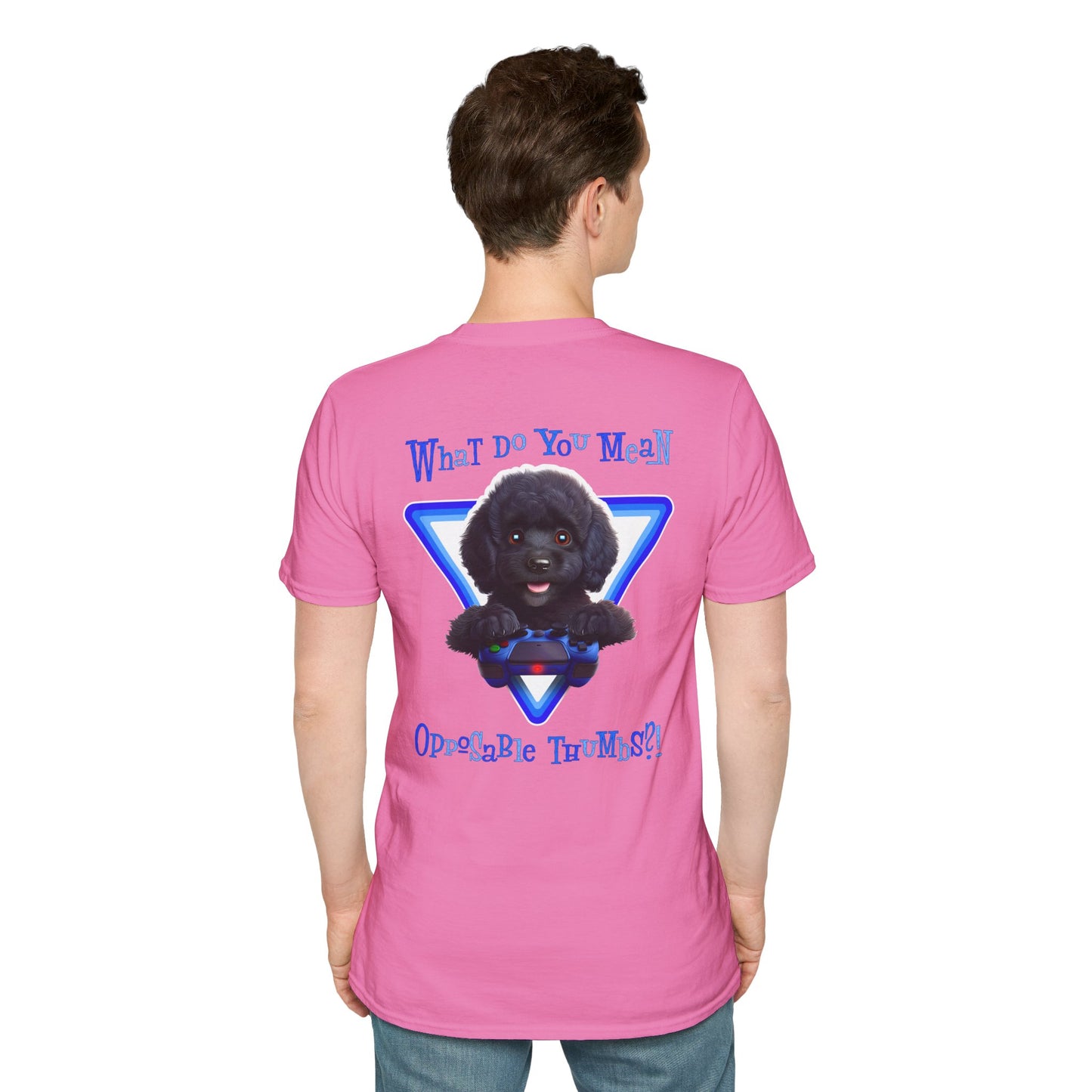 Black Poodle What? (Blue)