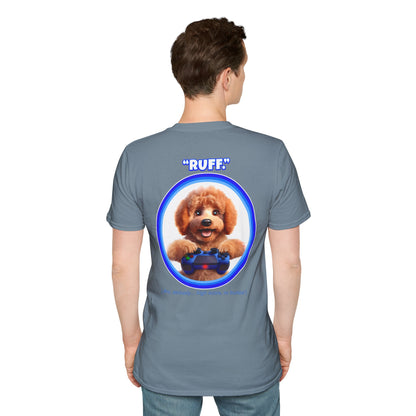 Red Poodle Ruff (Blue)