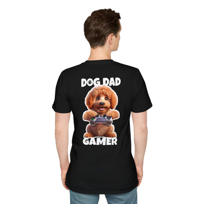 Red Poodle Has Dad