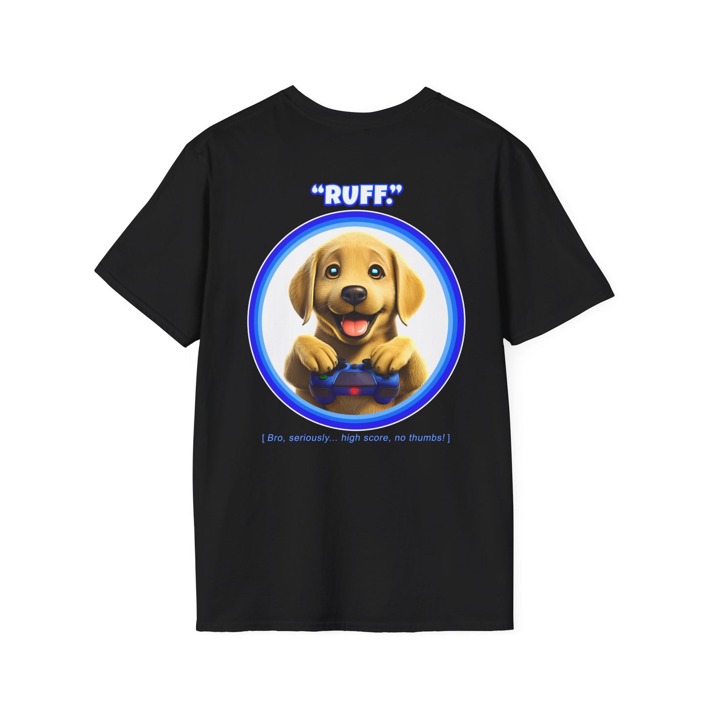 Yellow Lab Ruff (Blue)