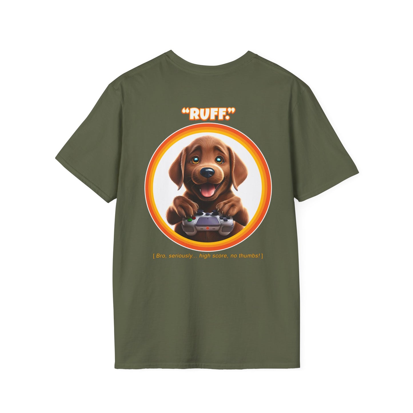 Chocolate Lab Ruff (Orange)