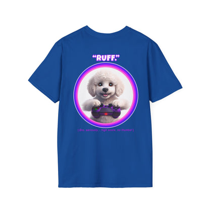 White Poodle Ruff (Purple)