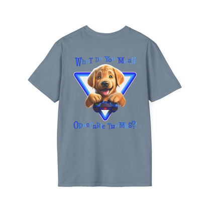 Golden Retriever What? (Blue)