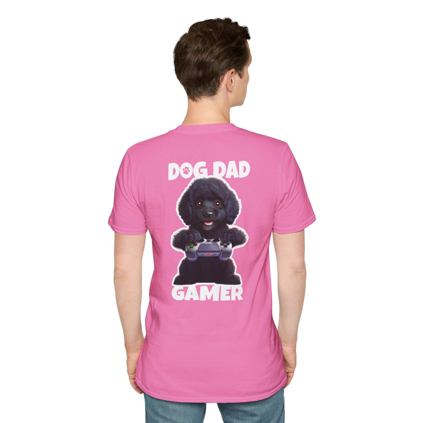 Black Poodle Has Dad