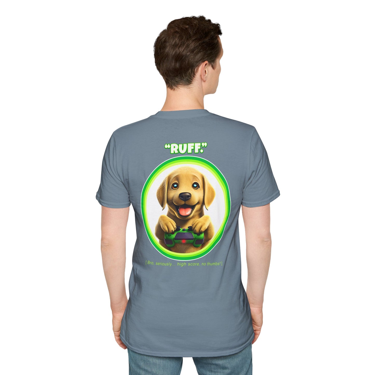 Yellow Lab Ruff (Green)