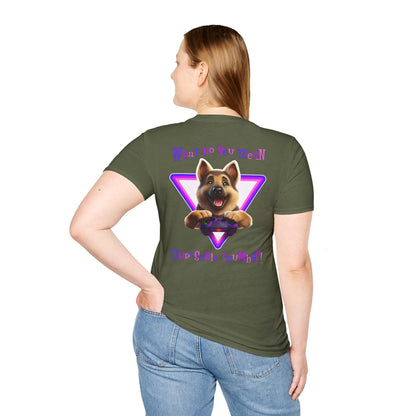 German Shepherd What? (Purple)