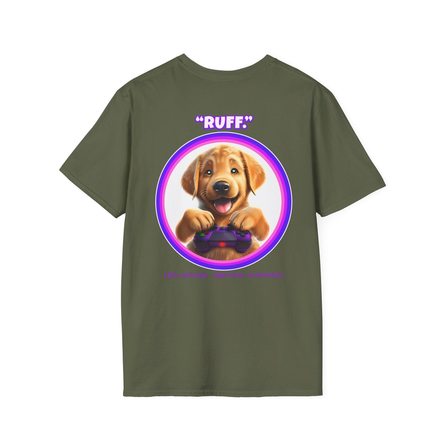 Golden Retriever Ruff (Purple)