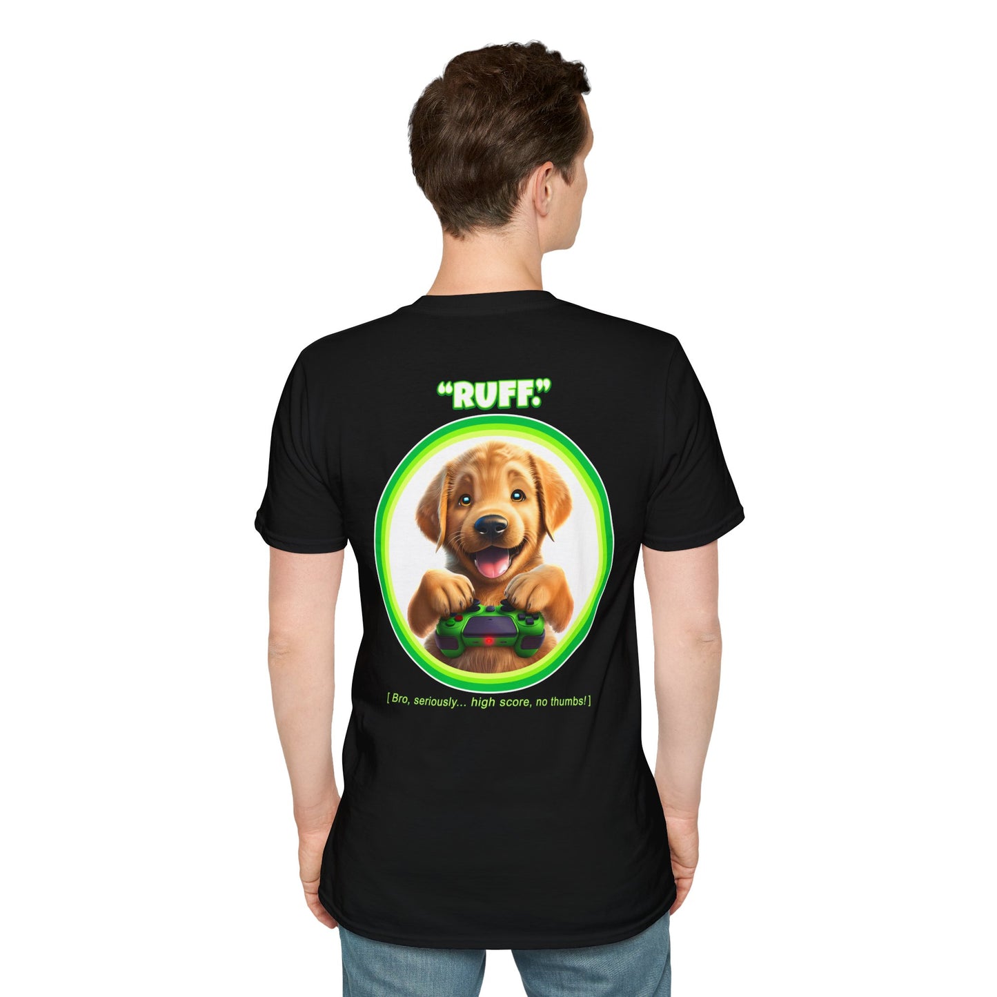 Golden Retriever Ruff (Green)