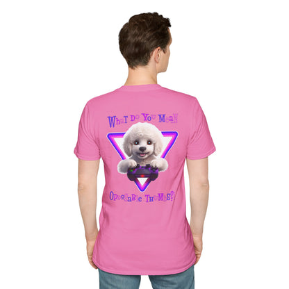 White Poodle What? (Purple)