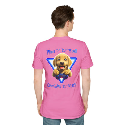 Yellow Lab What? (Blue)