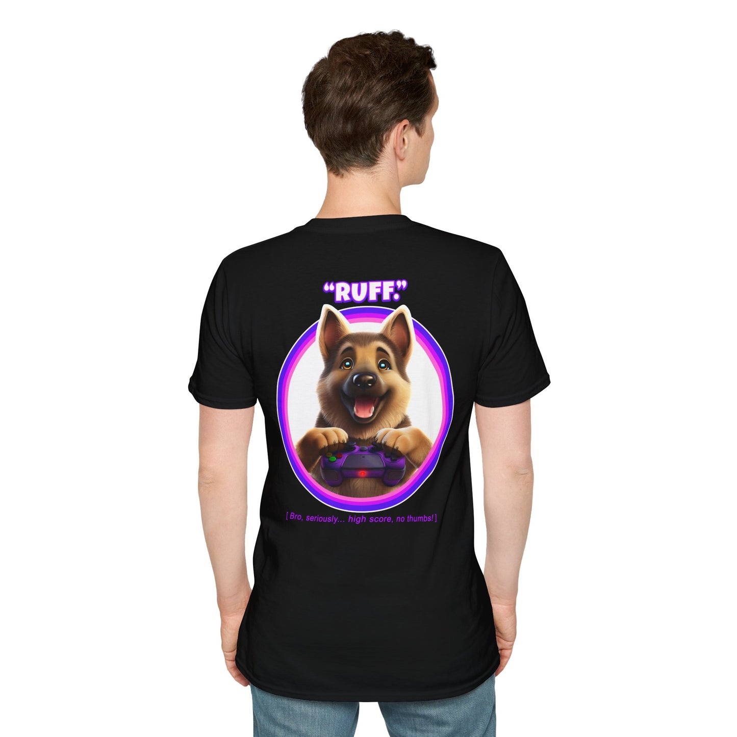 German Shepherd Ruff (Purple)