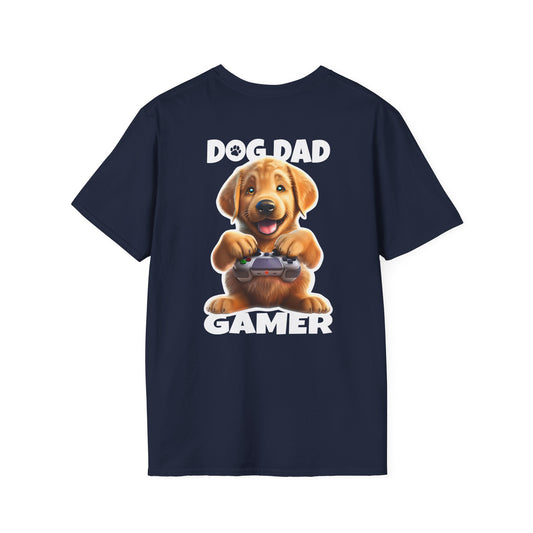 Golden Retriever Has Dad