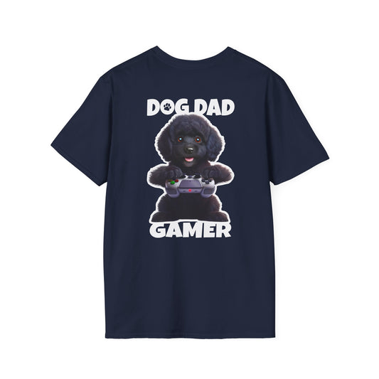 Black Poodle Has Dad