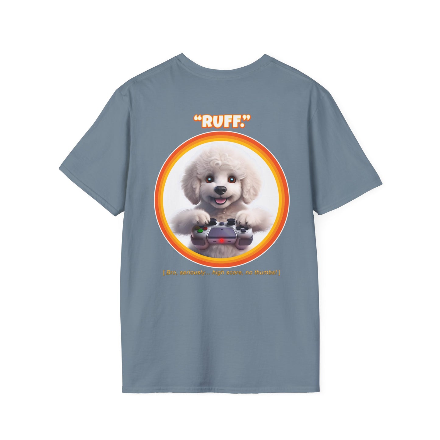 White Poodle Ruff (Orange)