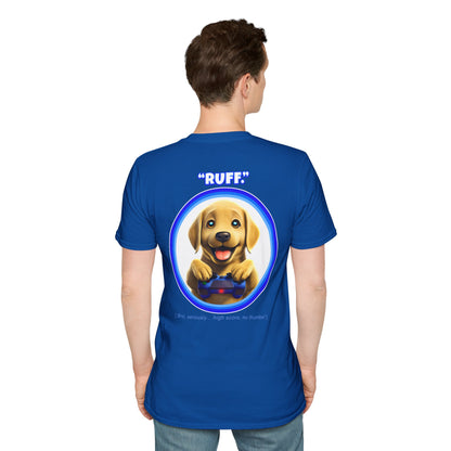 Yellow Lab Ruff (Blue)